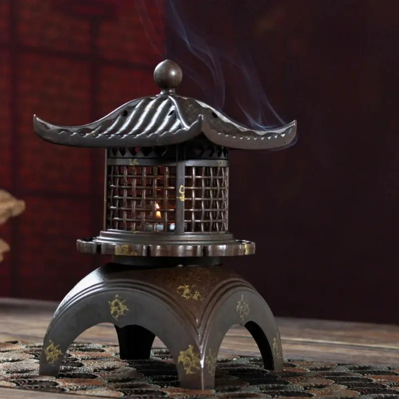 Brûleur japonais en alliage décoratif