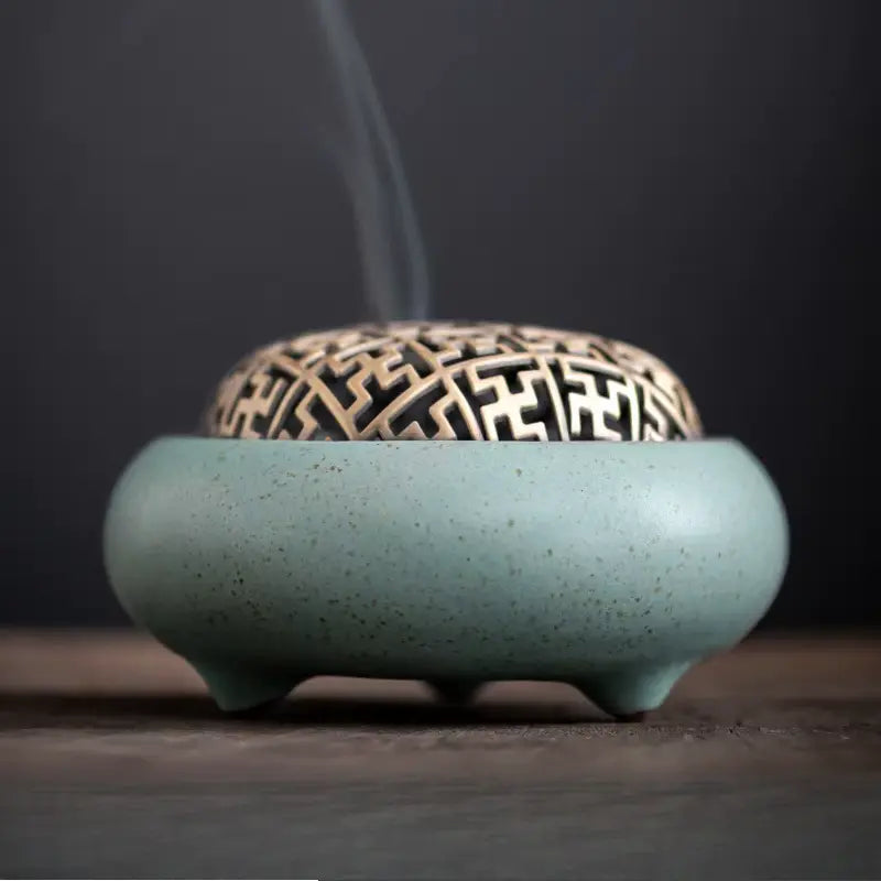 Brûleur d’encens en céramique pour accessoires zen