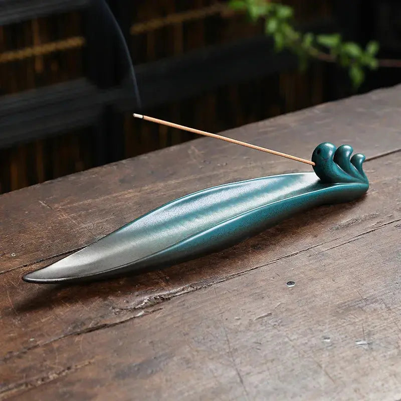 Support à encens en céramique artistique