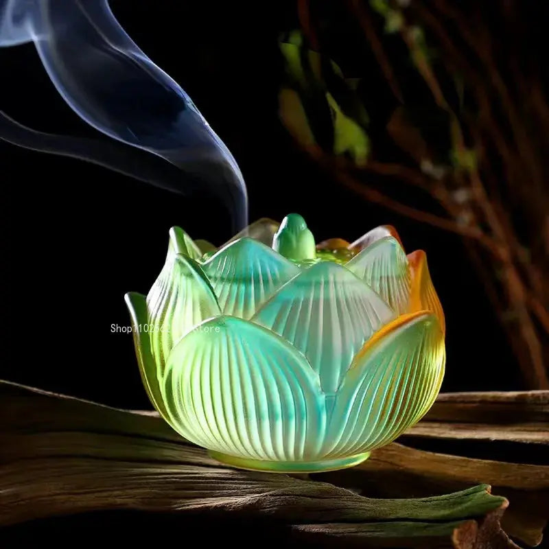 Support pour poudre d’encens décoratif et raffiné