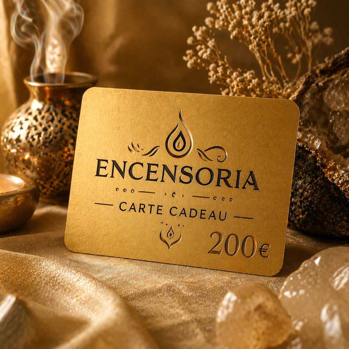 Carte cadeau Encensoria 200 euros encens et bien-etre
