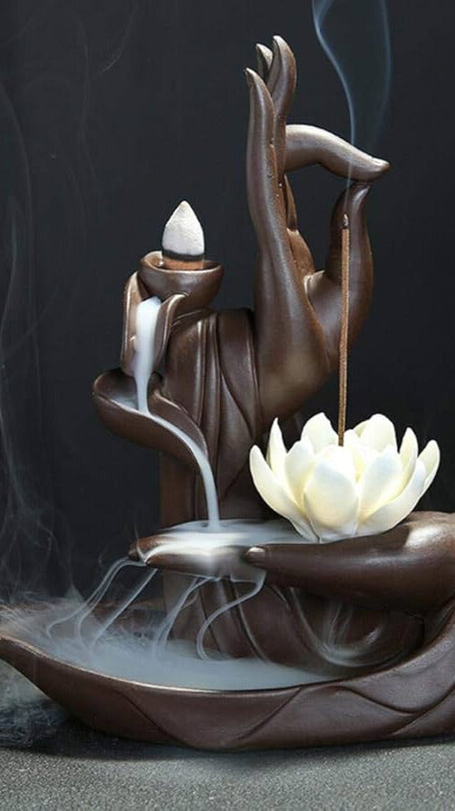 cascade de fumée d'encens
