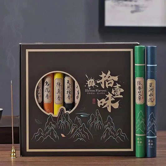 coffret encens artisanal 10 boîtes idée cadeau