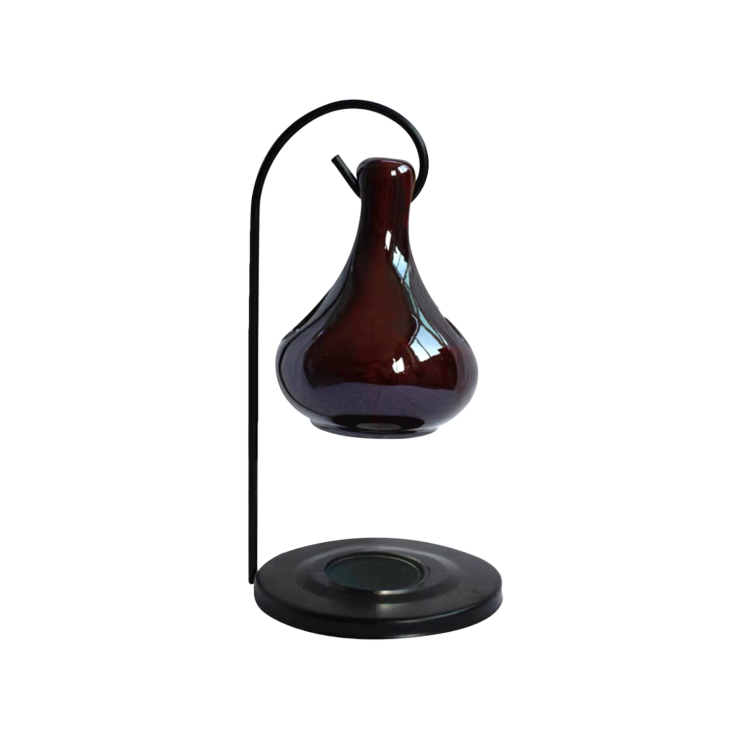 Diffuseur suspendu en céramique, parfait pour une décoration intérieure élégante brun