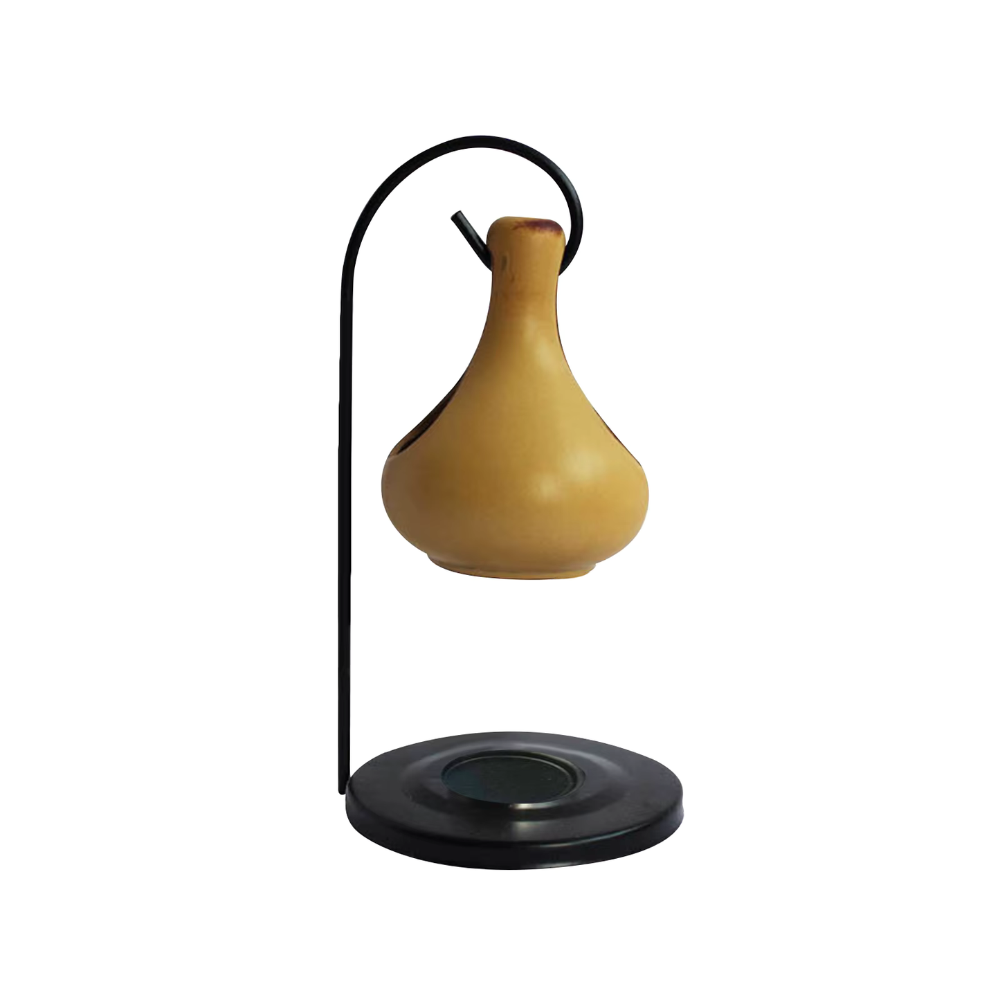 Diffuseur suspendu en céramique, parfait pour une décoration intérieure élégante jaune