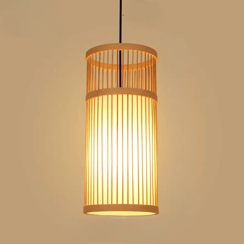 Lanterne japonaise traditionnelle en bambou