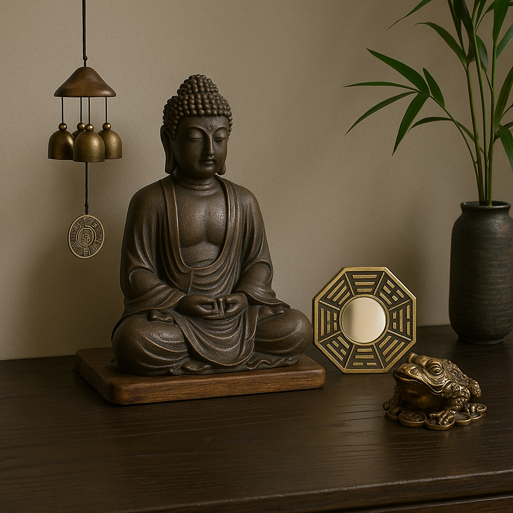 Statuette feng shui bouddha