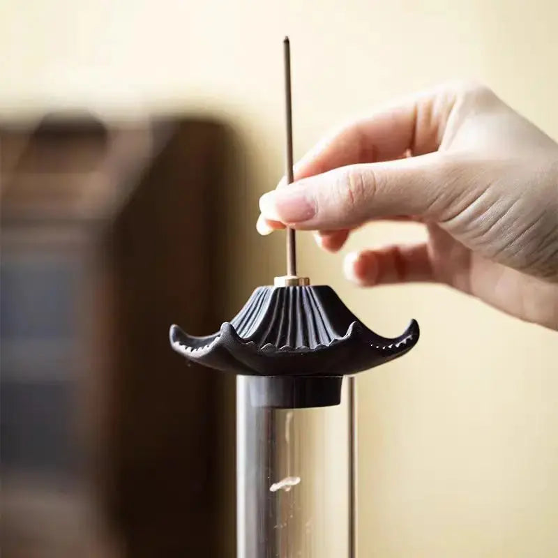 Support pour encens backflow style japonais traditionnel