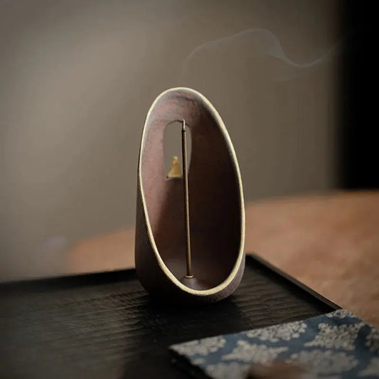 supports encens design ceramique