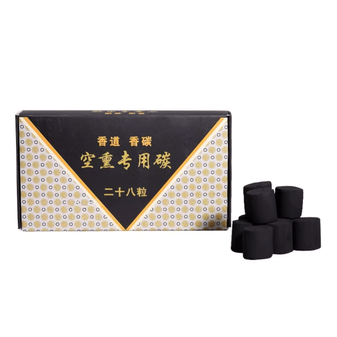 Charbons Ardents pour Encens en Grains - Boîte de 28 Pastilles