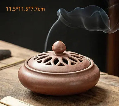Brûleur d'Encens en Céramique Zen - ENCENSORIA