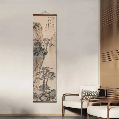 Affiche décorative paysage zen asiatique