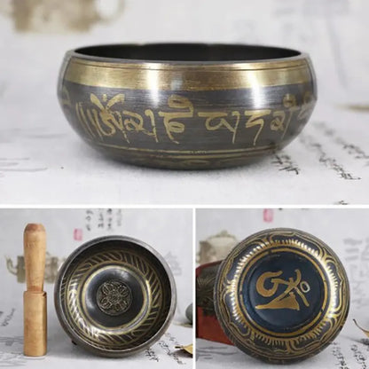 Bol tibétain chantant métal vibrations apaisantes
