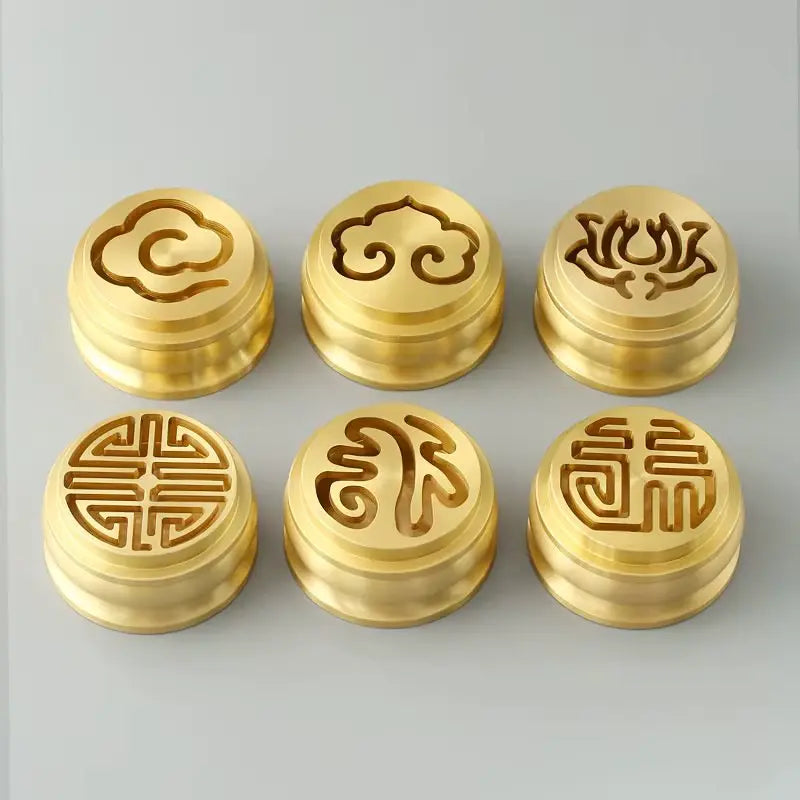 Set de brûleurs d’encens en laiton 3 pièces
