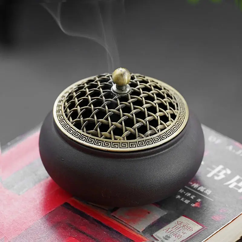  Brûleur d'encens idéal pour relaxation et méditation.