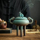 Brûleur d’Encens Tripode en Céramique Zen pour Intérieur