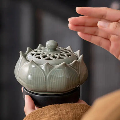 brûleur électrique lotus pour ambiance zen