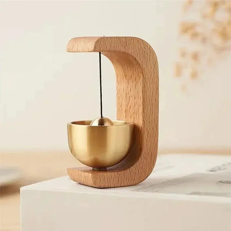 Carillon Feng Shui bois cuivre pour maison et bureau