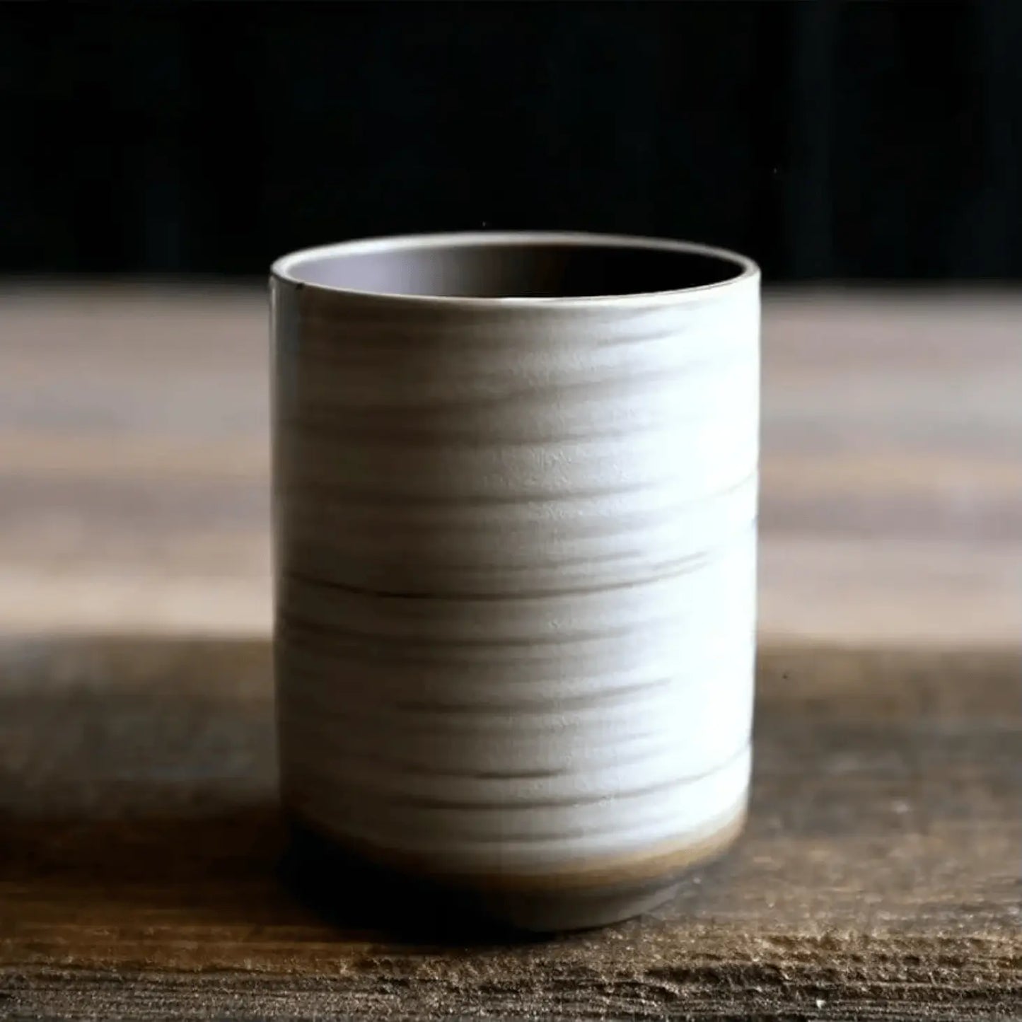 Céramique grès craquelé thé café et matcha, grande capacité style bohème zen wabi-sabi