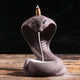 Fuente de Incienso Cobra Cascada Serpiente Protección Zen