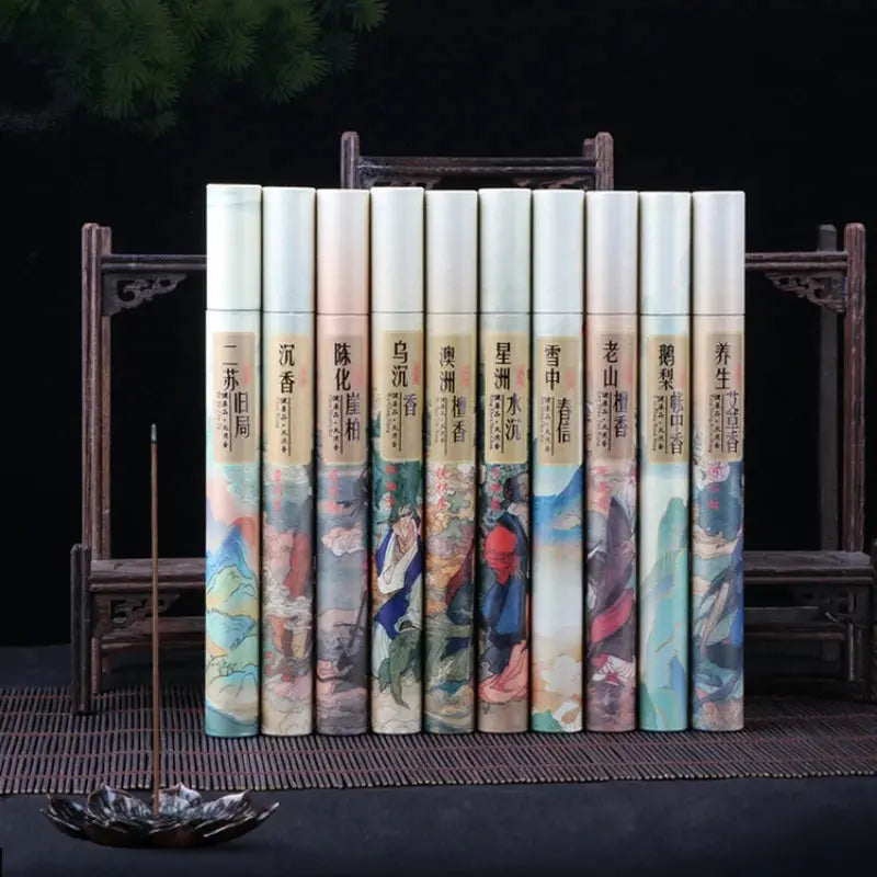 coffret encens variés prêt à offrir