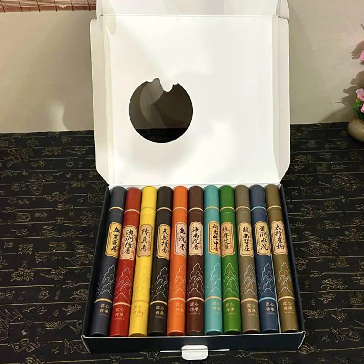 coffret encens naturel pour relaxation et bien-être
