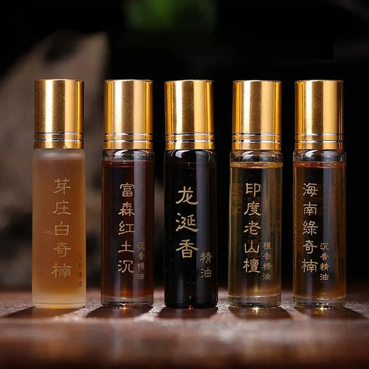 coffret huiles encens liquides rares