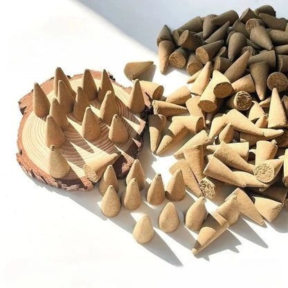 Cônes palo santo artisanaux méditation et yoga, combustion homogène purification espace zen