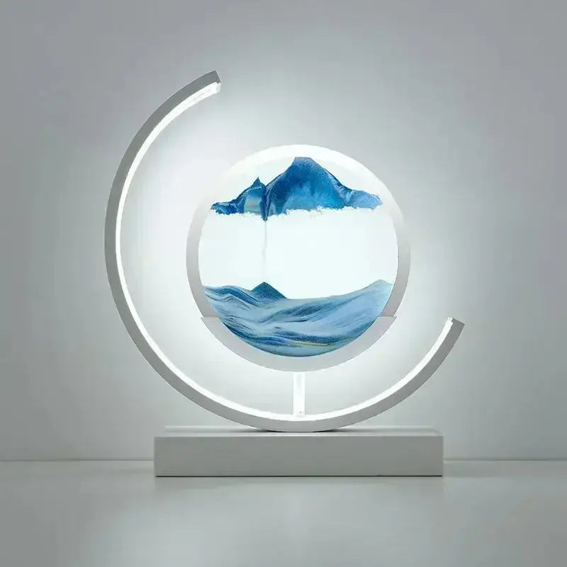 Décoration intérieure lampe sable mouvant Feng Shui