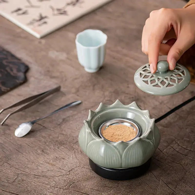 diffuseur encens lotus avec réglage digital