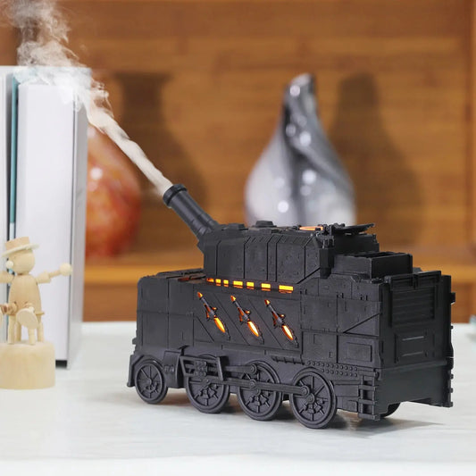 Diffuseur d’huiles essentielles décoratif en forme de train