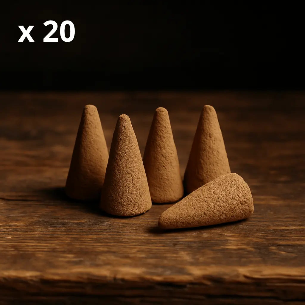 Encens artisanal palo santo et sauge méditation, purification naturelle avant rituel et yoga