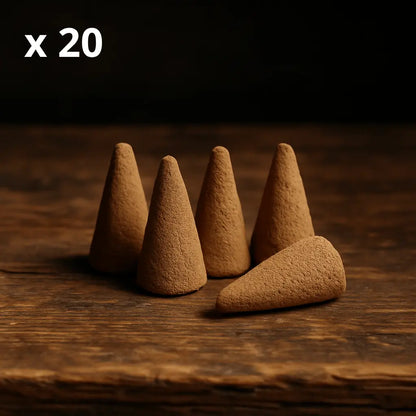 Encens artisanal palo santo et sauge méditation, purification naturelle avant rituel et yoga