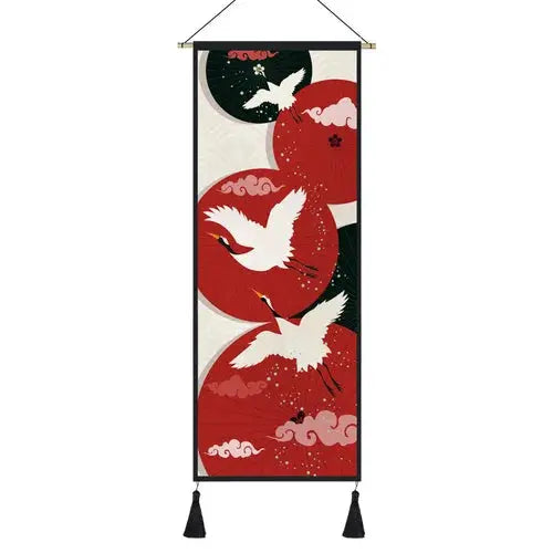 Estampe japonaise en kakemono décoratif pour intérieur zen