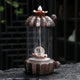 Fuente de Incienso Cactus LED Bola de Cristal Aromaterapia