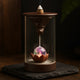 Fuente de Incienso Dragón Feng Shui – Cascada LED Bola de Cristal