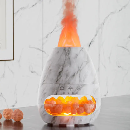humidificateur effet feu au style naturel