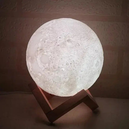 Humidificateur et diffuseur USB avec design lune réaliste