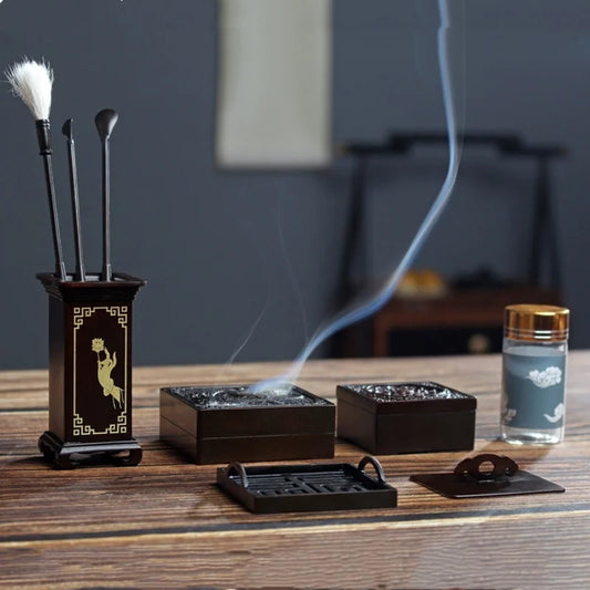 Kit d’encens haut de gamme en cuivre