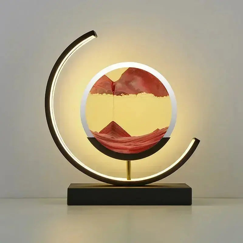 Lampe LED zen sable mouvant Feng Shui relaxante