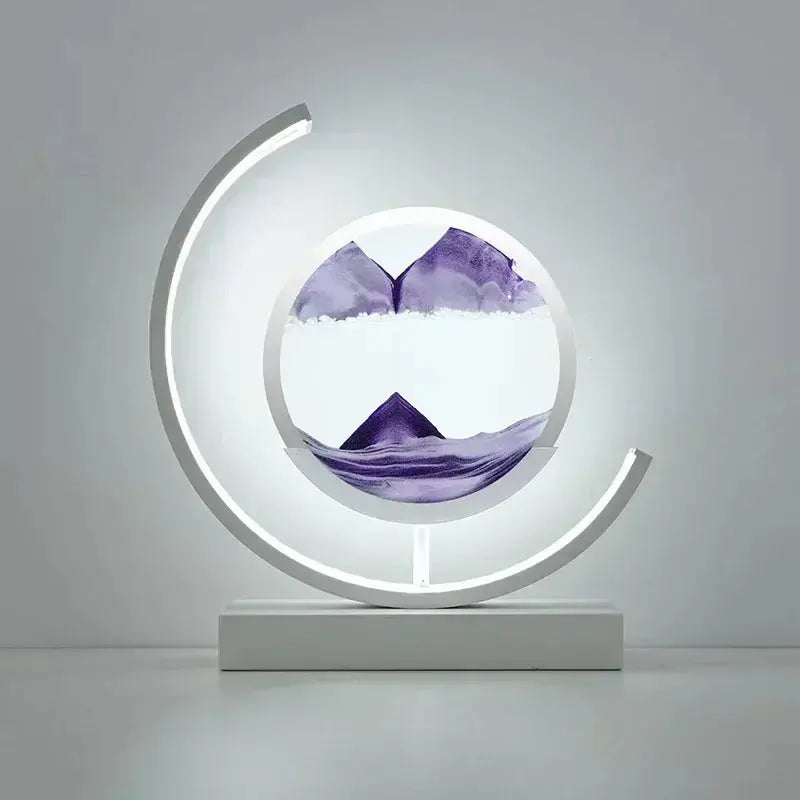 Lampe Feng Shui sable mouvant relaxante et apaisante