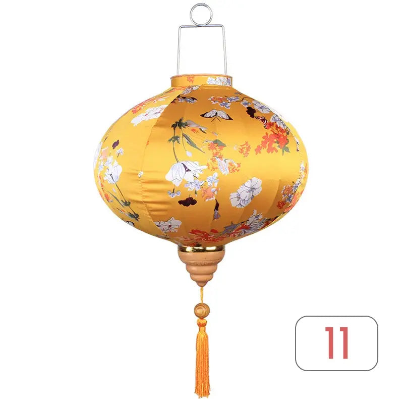 Lanterne japonaise en soie utilisée lors des festivals et célébrations