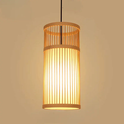 Lanterne japonaise traditionnelle en bambou