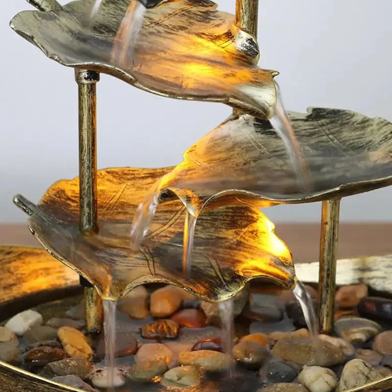 Mini fontaine zen décorative pour maison et bureau