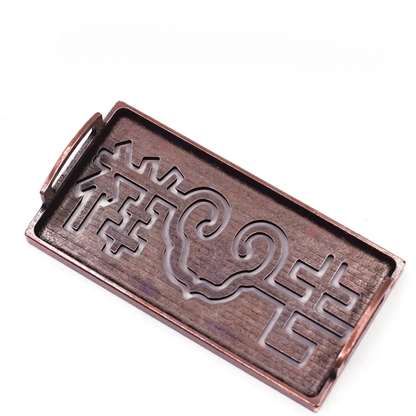 Accessoire rétro en bronze pour encens fait maison.