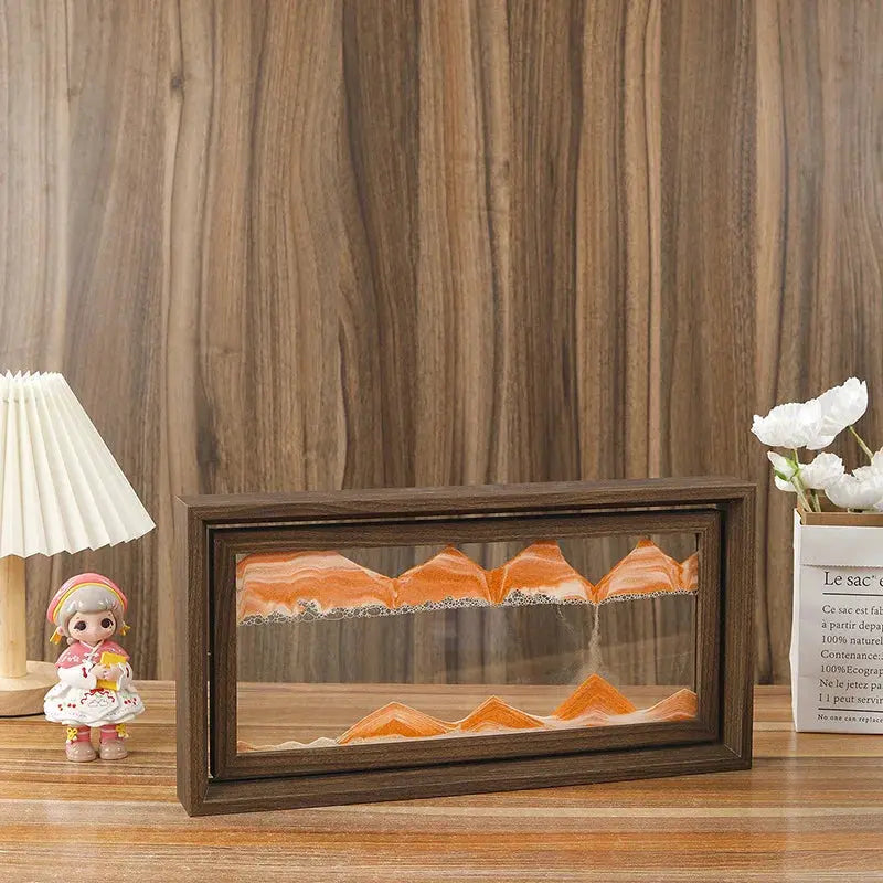 Objet Feng Shui décoratif sable mouvant relaxant