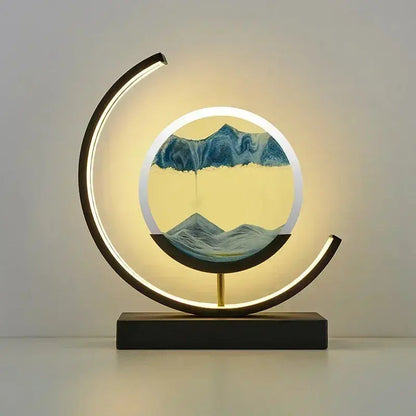 Objet Feng Shui lumineux sable mouvant décoration zen