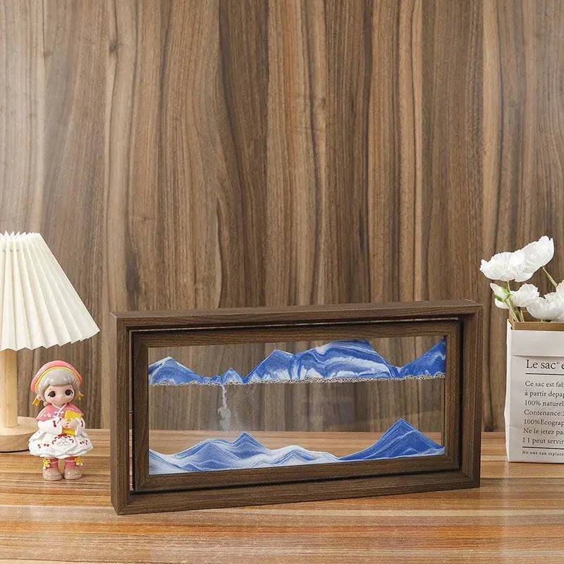 Objet zen Feng Shui sable mouvant pour détente intérieure