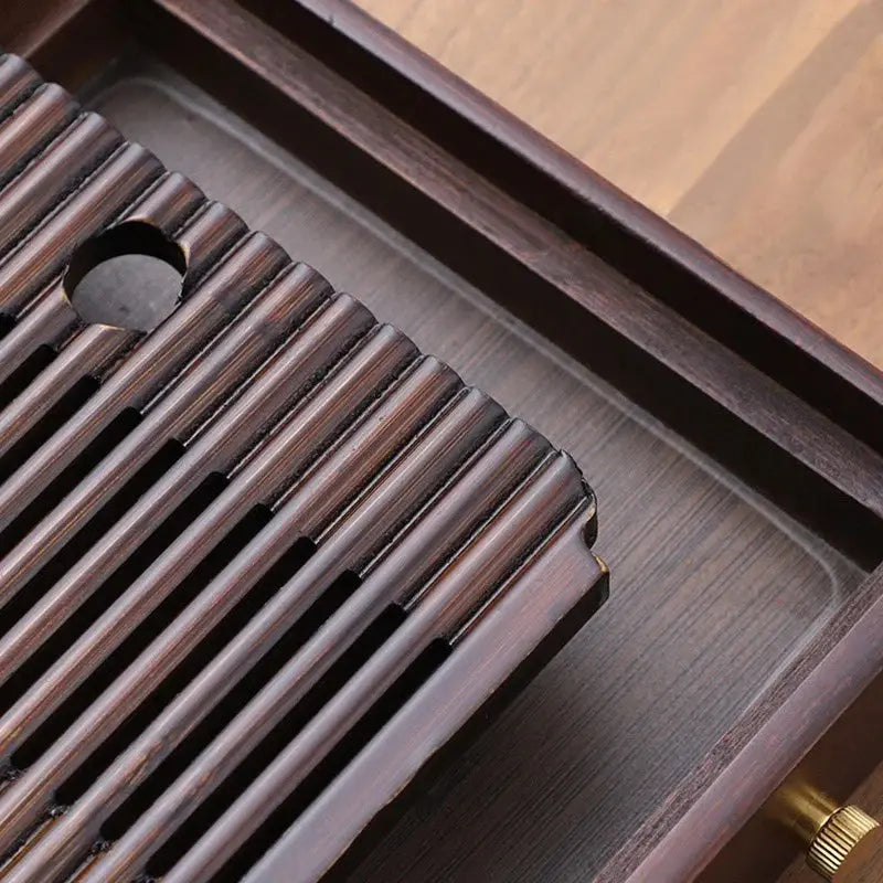 Plateau rectangulaire pour cérémonie du thé gongfu
