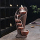 Porte-Encens Cascade Céramique Marron – Backflow Zen